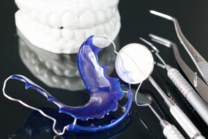 image of a retainer which is a type of orthodontic appliance