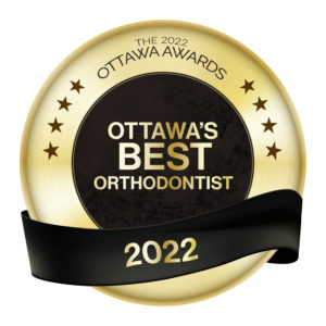 best orthodontist ottawa award badge